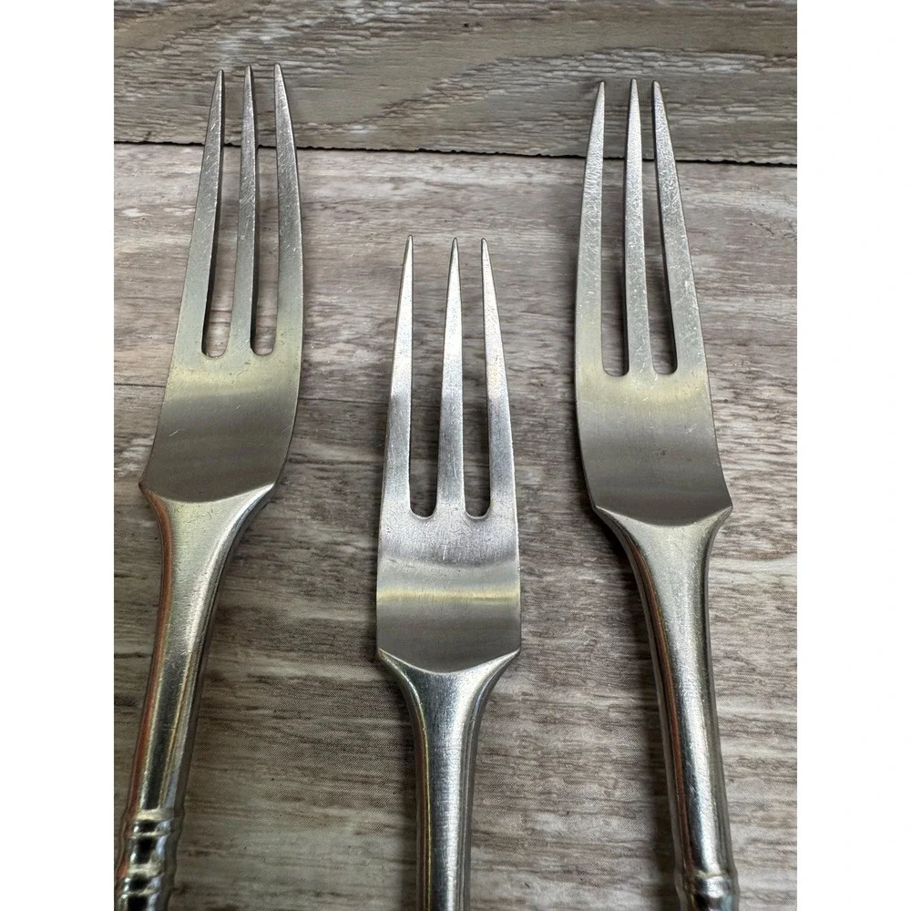 3 DANSK JETTE Finland Stainless Forks Flatware/Silverware Jens Harald Quistgaard
